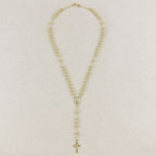 Mondsee 18k Gold Filled 4.5mm Rosary Necklace | 18k Gold Filled Jewelry