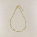 Mondsee 18k Gold Filled Paperclip & Box Chain Necklace | 18k Gold Filled Jewelry