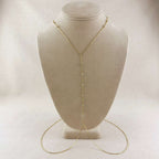 Mondsee 18k Gold Filled Body Chain With Cubic Zirconia Stones | 18k Gold Filled Jewelry