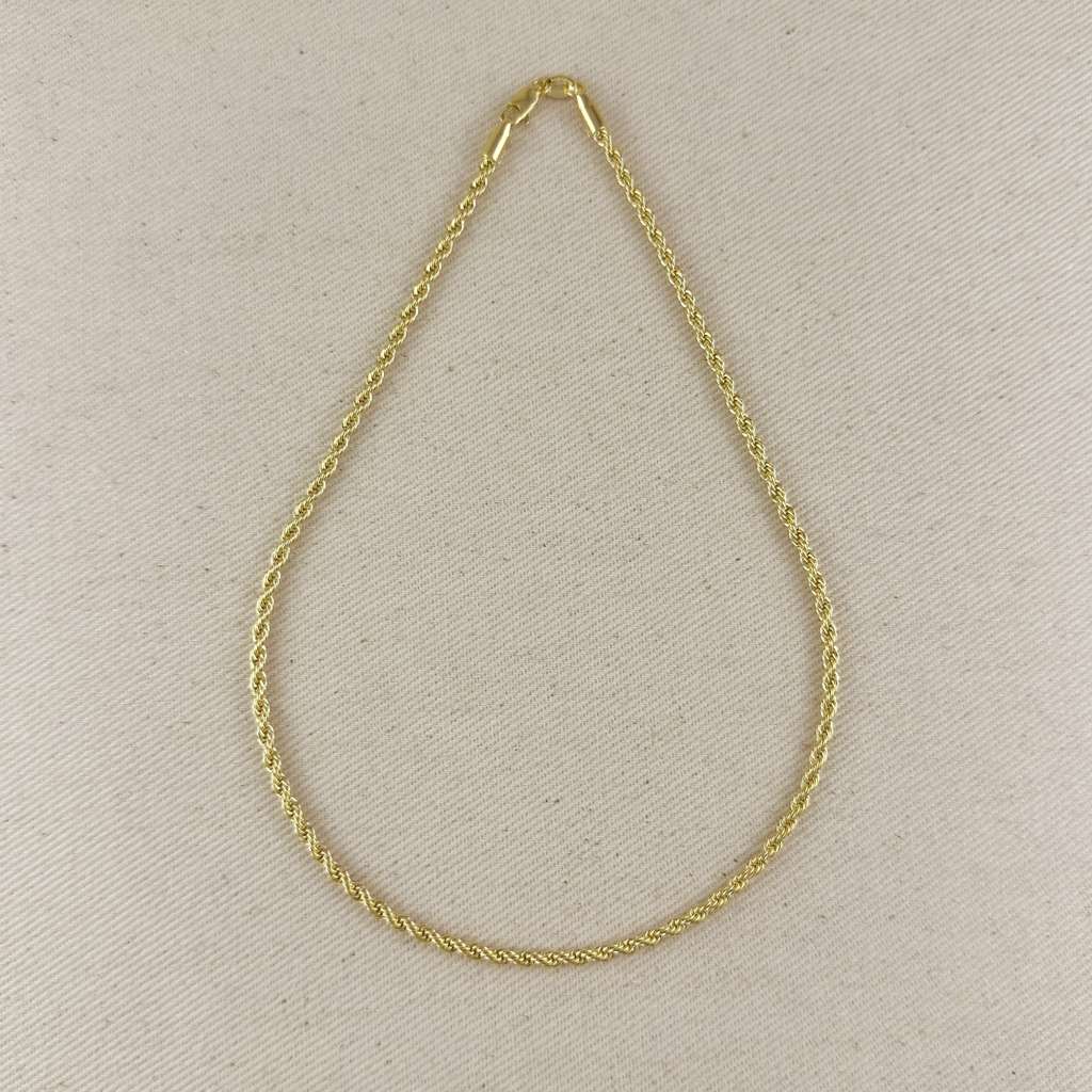 Mondsee 18k Gold Filled Rope Chain 3.0mm | 18k Gold Filled Jewelry