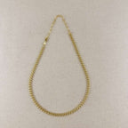 Mondsee 18k Gold Filled Leaf Choker Necklace | 18k Gold Filled Jewelry