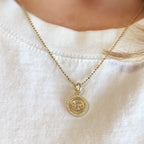 Mondsee 18k Gold Filled Mini Cancer Zodiac Pendant | 18k Gold Filled Jewelry