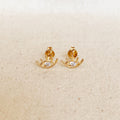 Mondsee 18k Gold Filled Eye Stud Earring | 18k Gold Filled Jewelry