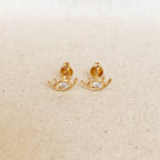 Mondsee 18k Gold Filled Eye Stud Earring | 18k Gold Filled Jewelry