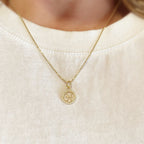 Mondsee 18k Gold Filled Mini Pisces Zodiac Pendant | 18k Gold Filled Jewelry