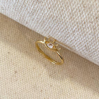 Mondsee 18k Gold Filled Dainty Eye Ring | 18k Gold Filled Jewelry