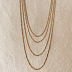 Mondsee 18k Gold Filled 2.5mm Flat Figaro Chain | 18k Gold Filled Jewelry