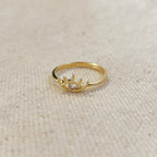 Mondsee 18k Gold Filled Dainty Eye Ring | 18k Gold Filled Jewelry
