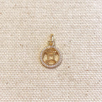 Mondsee 18k Gold Filled Mini Gemini Zodiac Pendant | 18k Gold Filled Jewelry