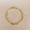 Mondsee 18k Gold Filled Short Link Paperclip Bracelet | 18k Gold Filled Jewelry