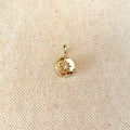 Mondsee 18k Gold Filled Mini Starburst Plate Pendant | 18k Gold Filled Jewelry