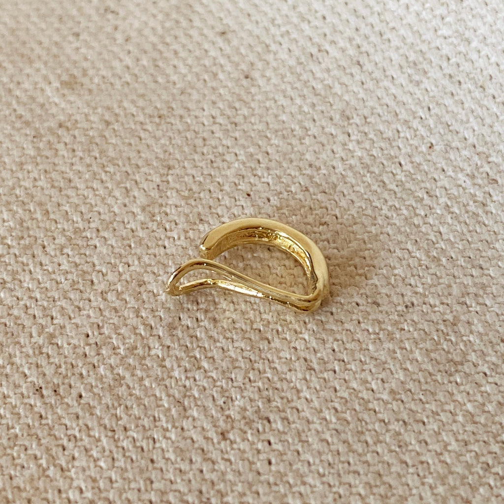 Mondsee 18k Gold Filled Delicate Ear Cuff | 18k Gold Filled Jewelry