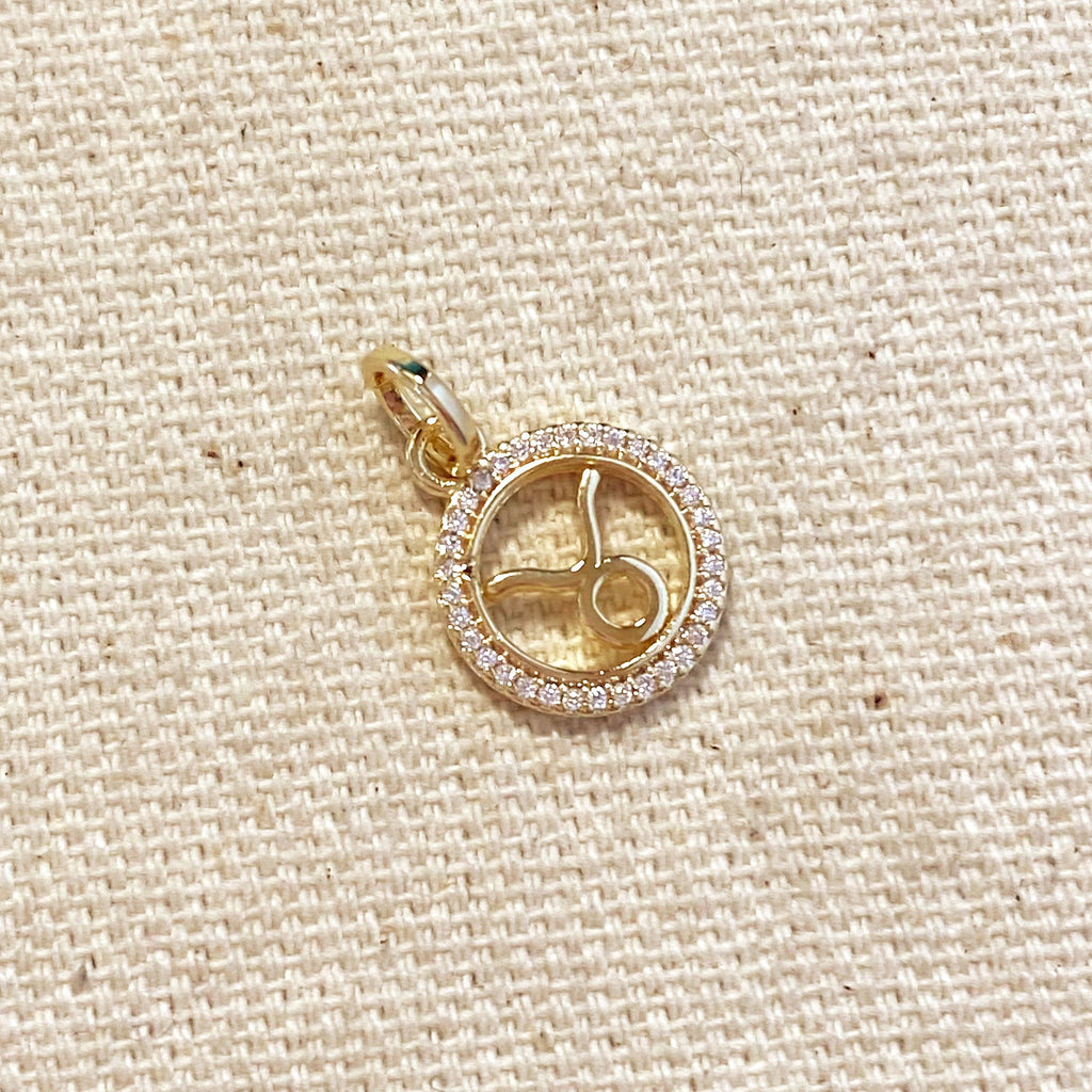 Mondsee 18k Gold Filled Mini Taurus Zodiac Pendant | 18k Gold Filled Jewelry