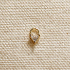 Mondsee Mini CZ Triangle Earring Charm | 18k Gold Filled Jewelry