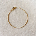 Mondsee 18k Gold Filled 1.2mm Round Snake Chain Bracelet | 18k Gold Filled Jewelry