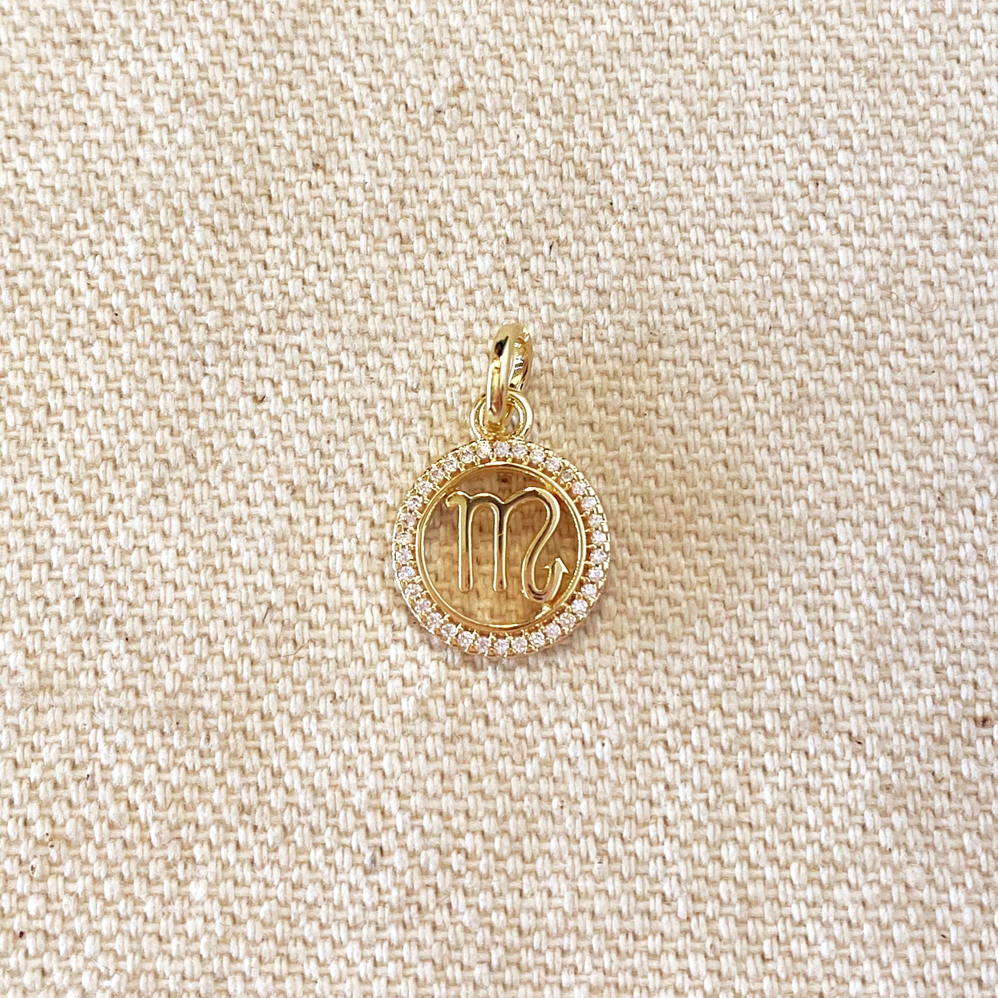Mondsee 18k Gold Filled Mini Scorpio Zodiac Pendant | 18k Gold Filled Jewelry