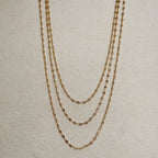 Mondsee 18k Gold Filled 3mm Mini Puffy Links Chain | 18k Gold Filled Jewelry