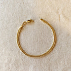 Mondsee 18k Gold Filled Double Curb Chain Bracelet Cuban | 18k Gold Filled Jewelry