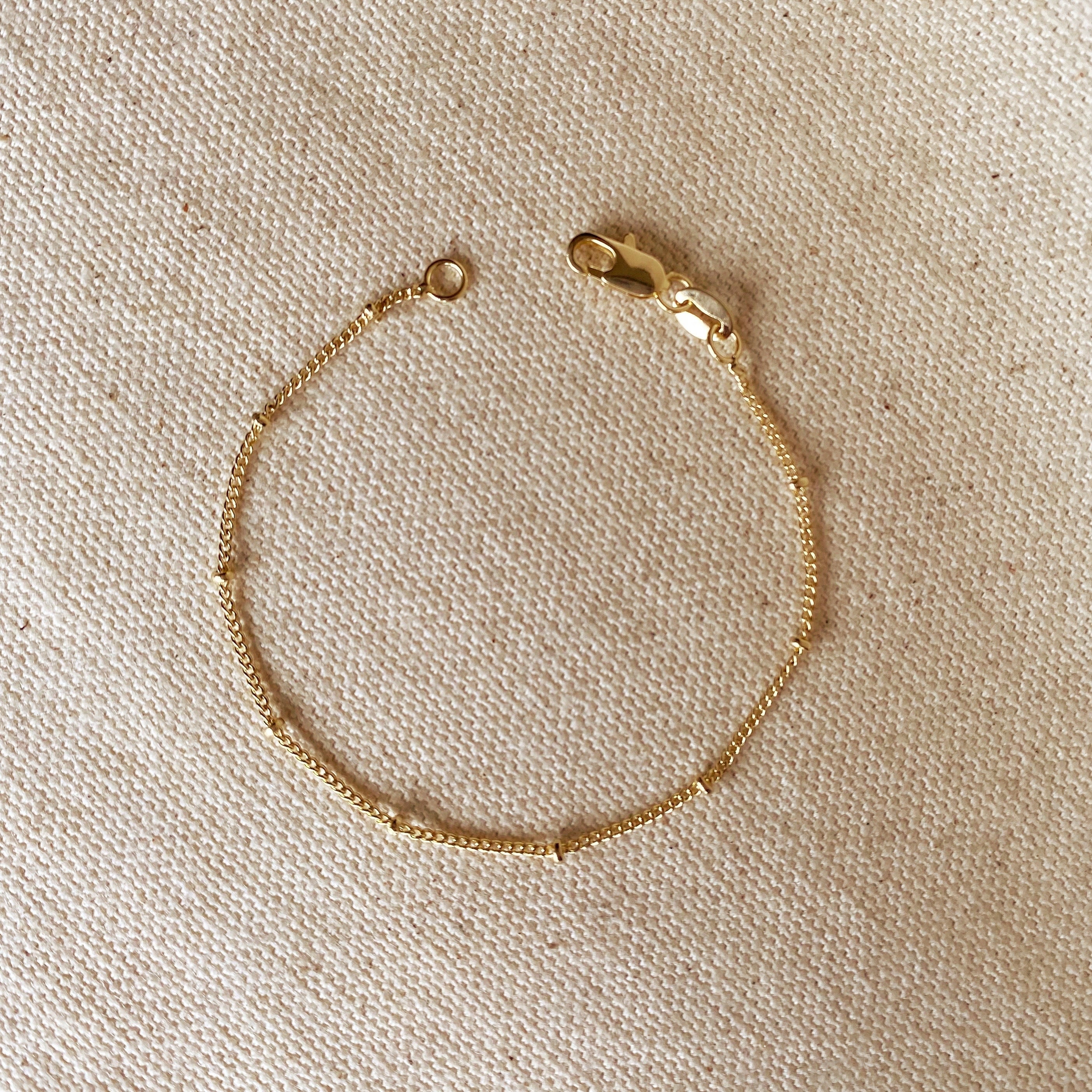Mondsee 18k Gold Filled Satellite Bracelet | 18k Gold Filled Jewelry