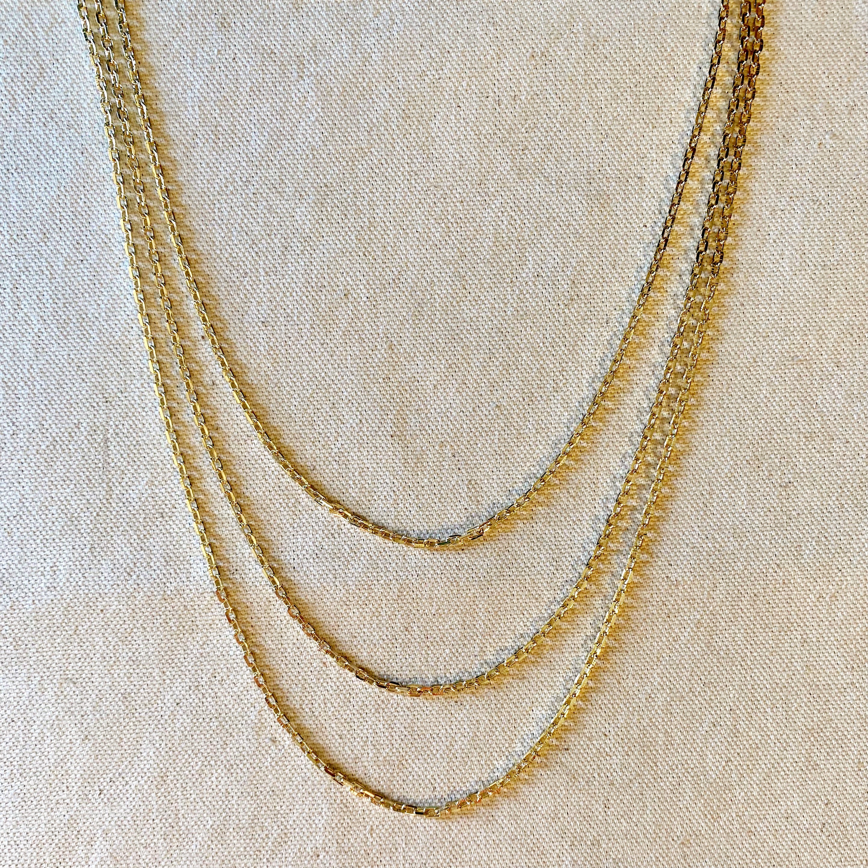 Mondsee 18k Gold Filled DC Curb Link Chain | 18k Gold Filled Jewelry