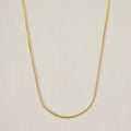 Mondsee 18k Gold Filled 1.2 mm Round Snake Chain Necklace | 18k Gold Filled Jewelry