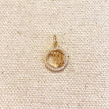 Mondsee 18k Gold Filled Mini Virgo Zodiac Pendant | 18k Gold Filled Jewelry