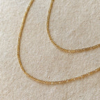 Mondsee 18k Gold Filled Thin Figaro Chain | 18k Gold Filled Jewelry