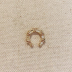 18k Gold Filled Pastel Colored Cubic Zirconia Ear Cuff