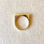 GoldFi 18k Gold Filled Faith Engraved Stackable Ring