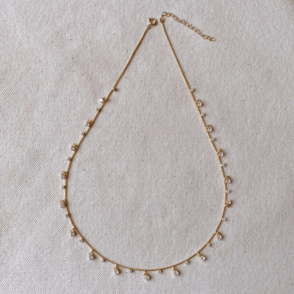Mondsee 18k Gold Filled Sparkles Necklace | 18k Gold Filled Jewelry