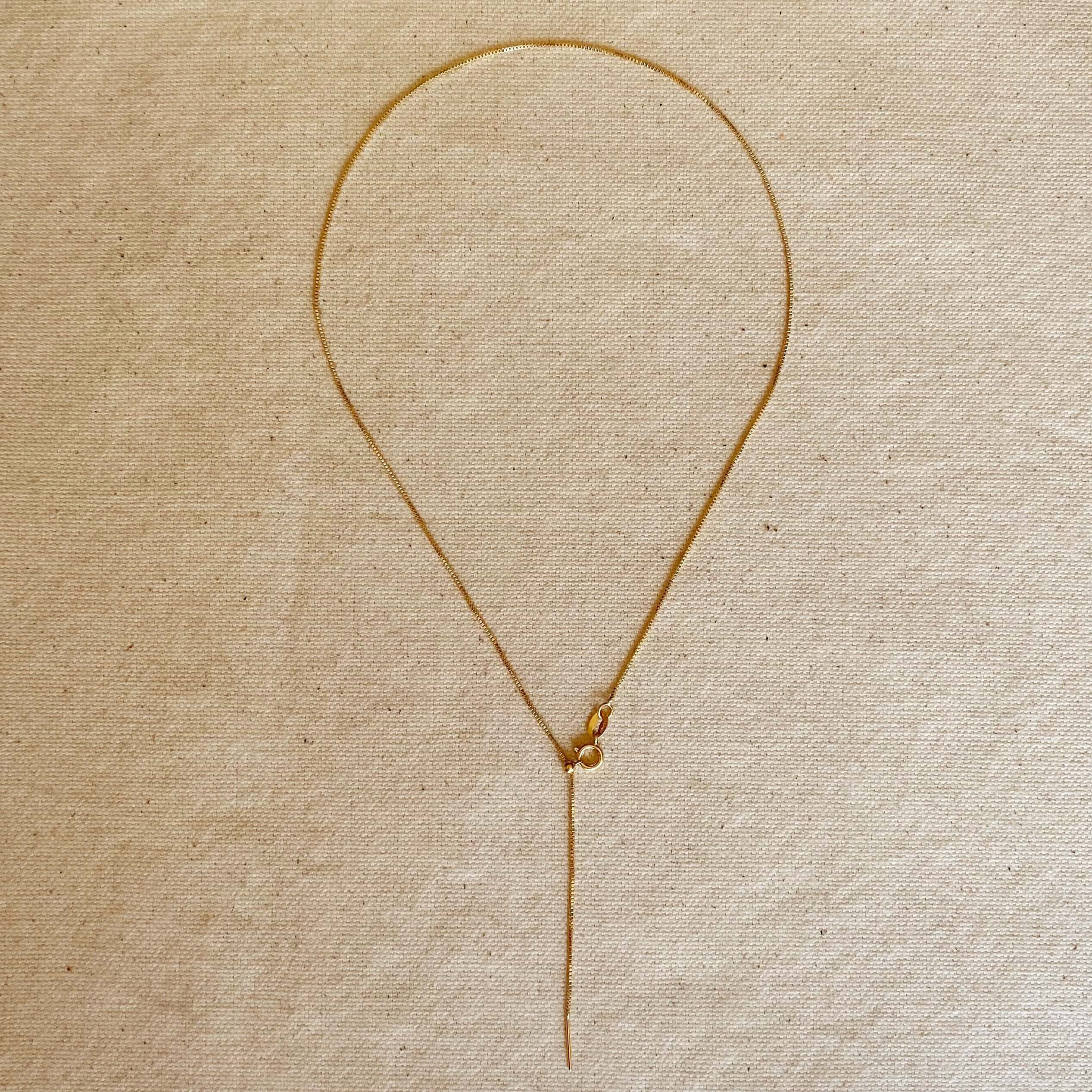 Mondsee 18k Gold Filled Adjustable Sizing Necklace | 18k Gold Filled Jewelry