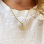 Mondsee 18k Gold Filled Mini Taurus Zodiac Pendant | 18k Gold Filled Jewelry