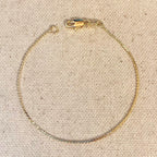 Mondsee 18k Gold Filled Thin Delicate Bracelet | 18k Gold Filled Jewelry