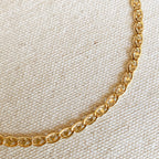 Mondsee 18k Gold Filled Detailed Mariner Anklet | 18k Gold Filled Jewelry
