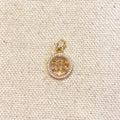 Mondsee 18k Gold Filled Mini Aquarius Zodiac Pendant | 18k Gold Filled Jewelry