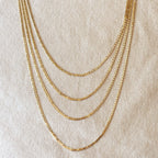 Mondsee 18k Gold Filled 2mm Flat Mariner Chain | 18k Gold Filled Jewelry