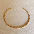 Mondsee 18k Gold Filled 4.0mm Rope Anklet | 18k Gold Filled Jewelry