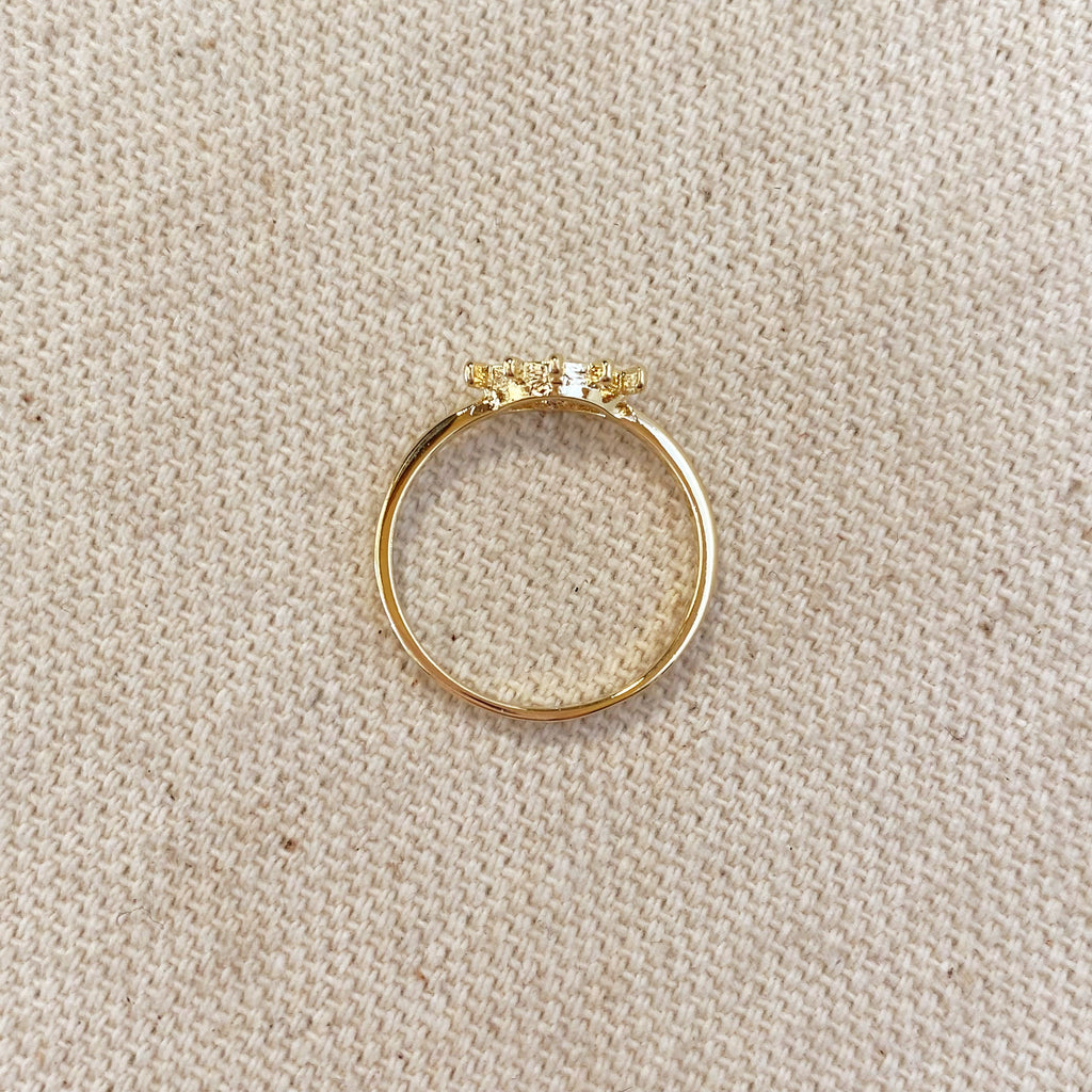 Mondsee 18k Gold Filled Dainty Eye Ring | 18k Gold Filled Jewelry