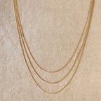 Mondsee 18k Gold Filled Dainty Chain Necklace | 18k Gold Filled Jewelry