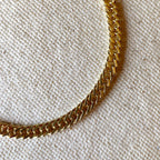 Mondsee 18k Gold Filled 4.0mm Curb Chain Bracelet | 18k Gold Filled Jewelry