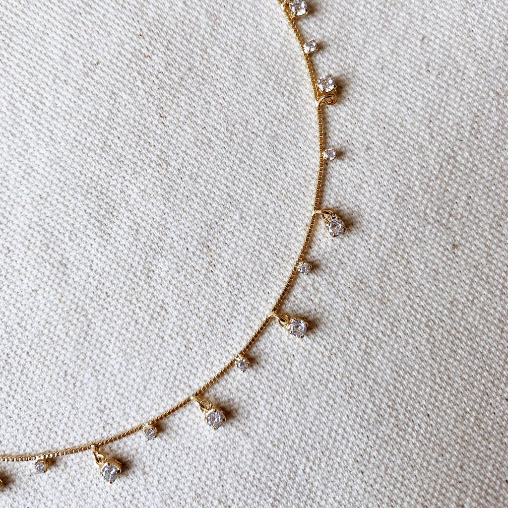 Mondsee 18k Gold Filled Sparkles Necklace | 18k Gold Filled Jewelry
