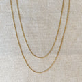 Mondsee 18k Gold Filled Thin Figaro Chain | 18k Gold Filled Jewelry