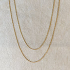 Mondsee 18k Gold Filled Thin Figaro Chain | 18k Gold Filled Jewelry