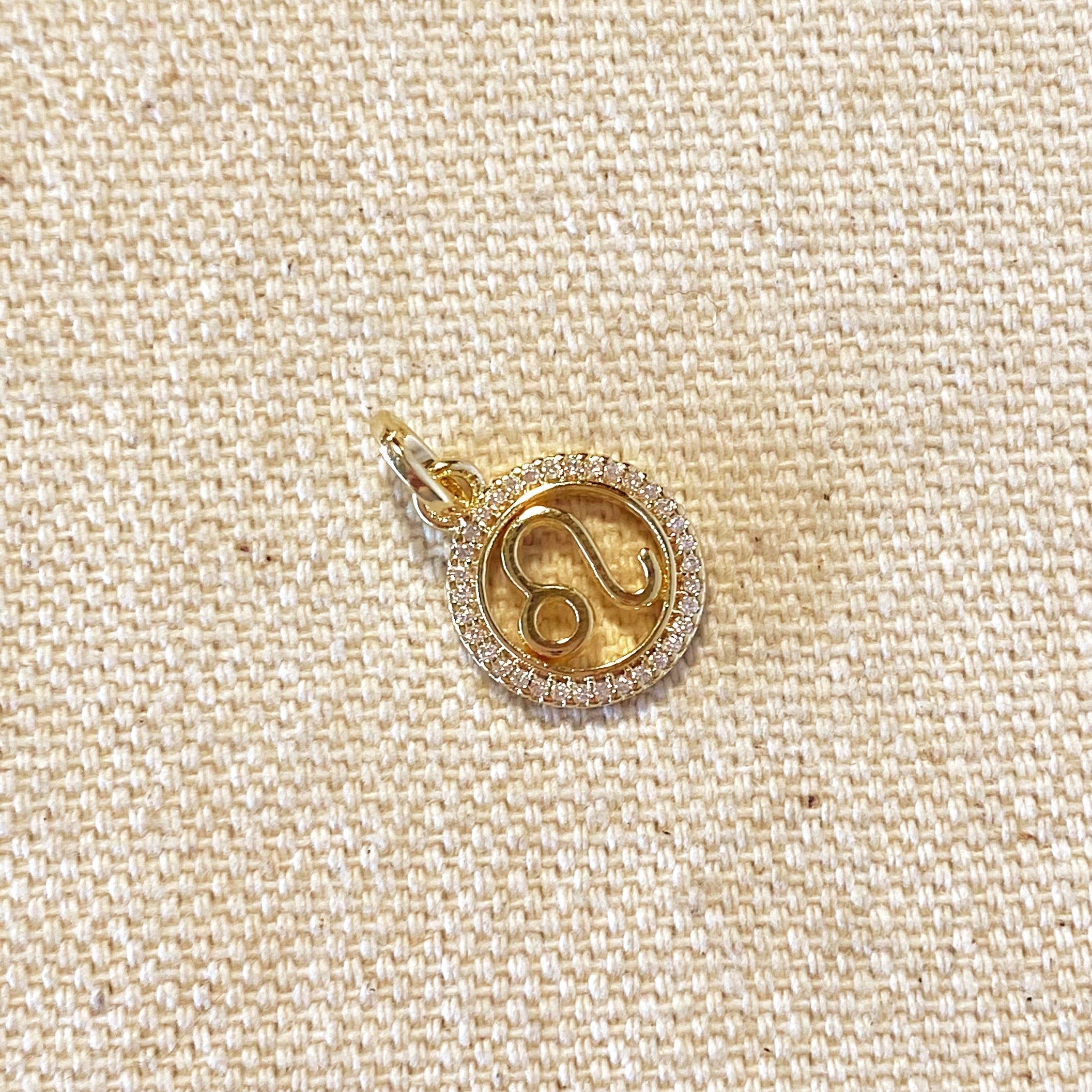 Mondsee 18k Gold Filled Mini Leo Zodiac Pendant | 18k Gold Filled Jewelry