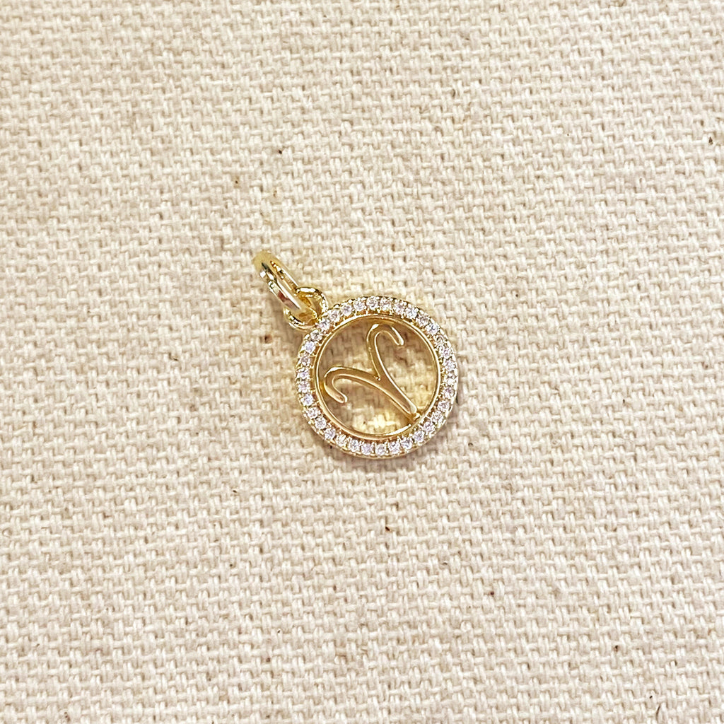 Mondsee 18k Gold Filled Mini Aries Zodiac Pendant | 18k Gold Filled Jewelry