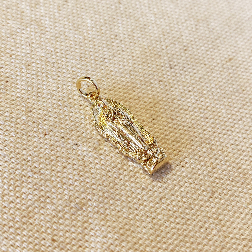 Mondsee 18k Gold Filled Our Lady of Guadalupe Pendant | 18k Gold Filled Jewelry