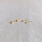 Mondsee 14k Gold Filled 2.0mm Ball Stud Earrings | 18k Gold Filled Jewelry