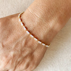 Mondsee 18k Gold Filled Baguette Tennis Bracelet | 18k Gold Filled Jewelry