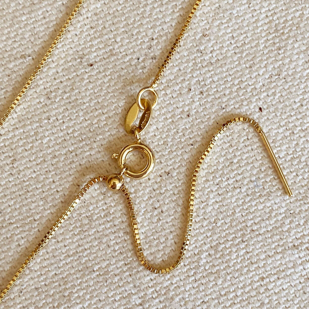 Mondsee 18k Gold Filled Adjustable Sizing Necklace | 18k Gold Filled Jewelry