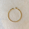 Mondsee 18k Gold Filled Diamond Cut Anchor Link Bracelet | 18k Gold Filled Jewelry